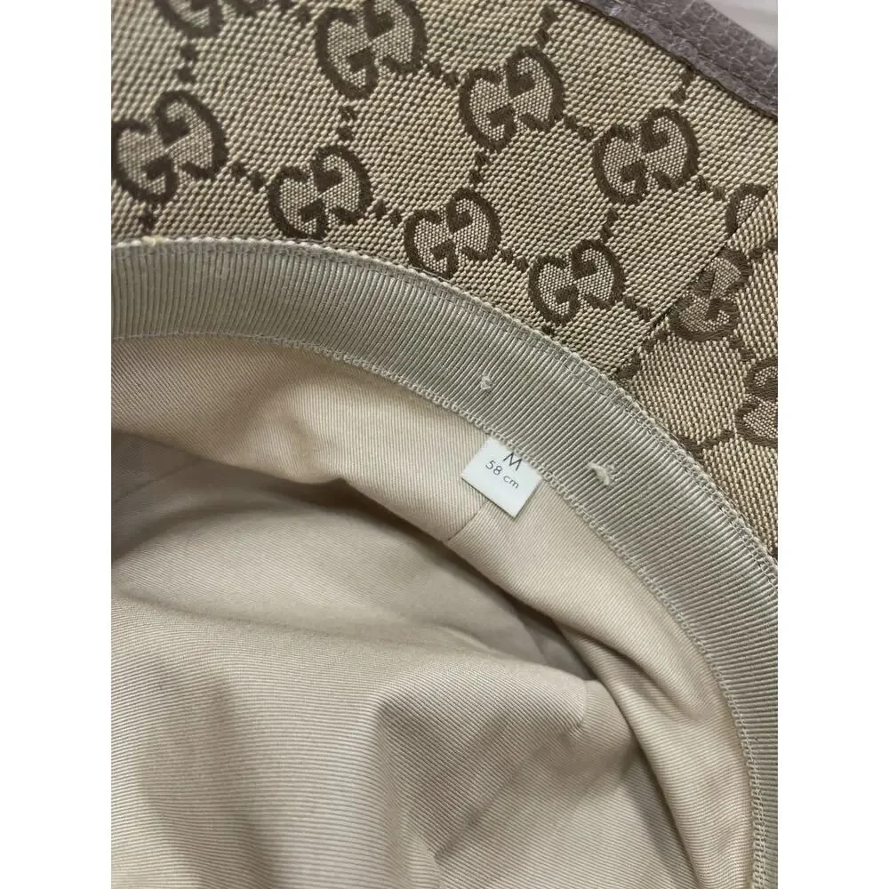 Gucci GG canvas bucket hat size Medium M SF